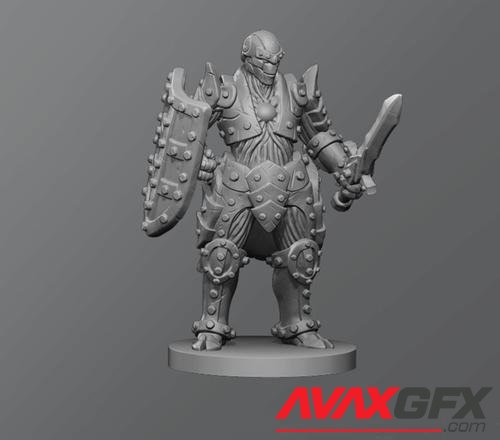 ﻿Warforged ver.1 – 3D Printable STL