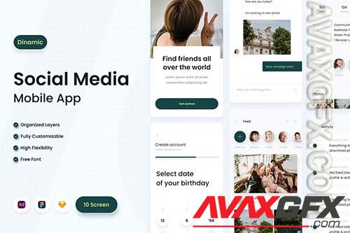 Dinamic - Social Media Mobile App