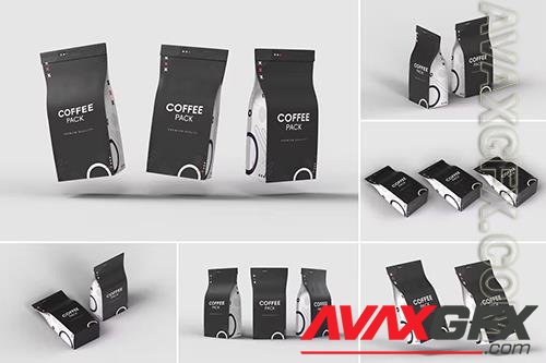 Coffee Bag Packet Mockups