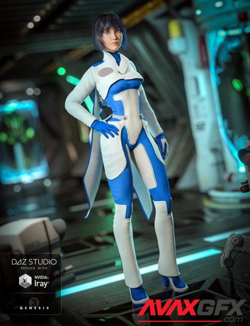 Lieutenant Synergy Outfit for Genesis 3 Female(s)