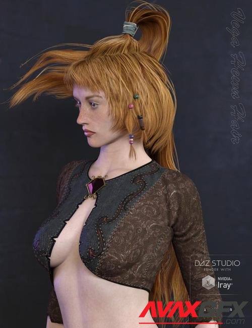 Vega Hewn Hair for Genesis 3 Female(s)