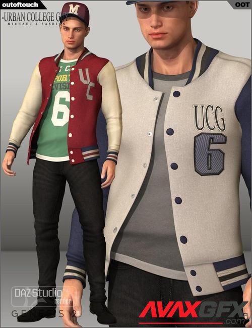 Urban College Guy Fashion for Genesis 2 Male(s)