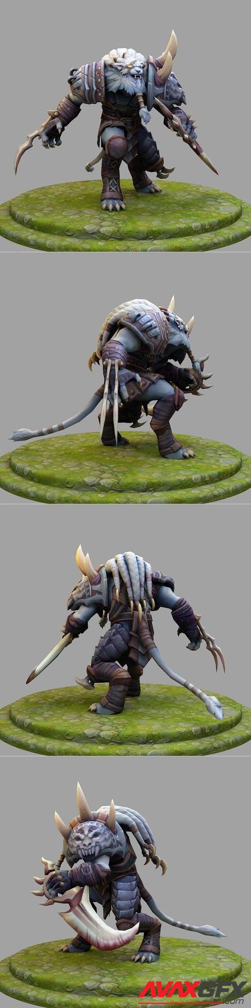 ﻿Rengar from League of Legends – 3D Printable STL