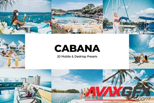 20 Cabana Lightroom Presets LUTs - 7023366