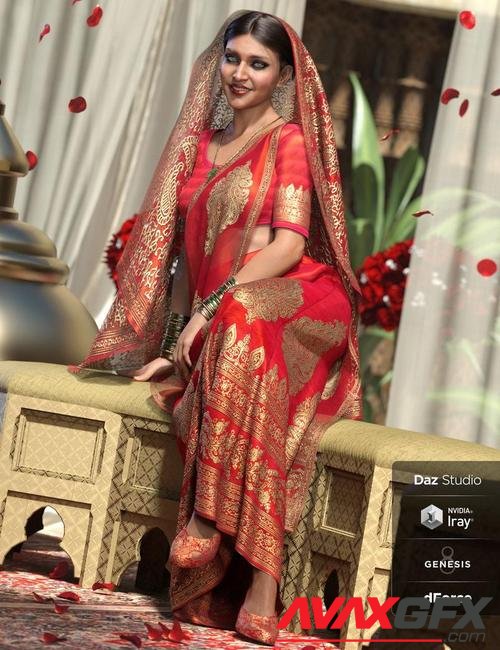 dForce Bollywood Bride for Genesis 8 Female(s)