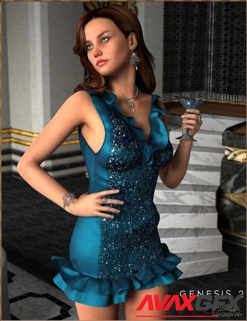 Cocktail Hour Dress for Genesis 2 Female(s)