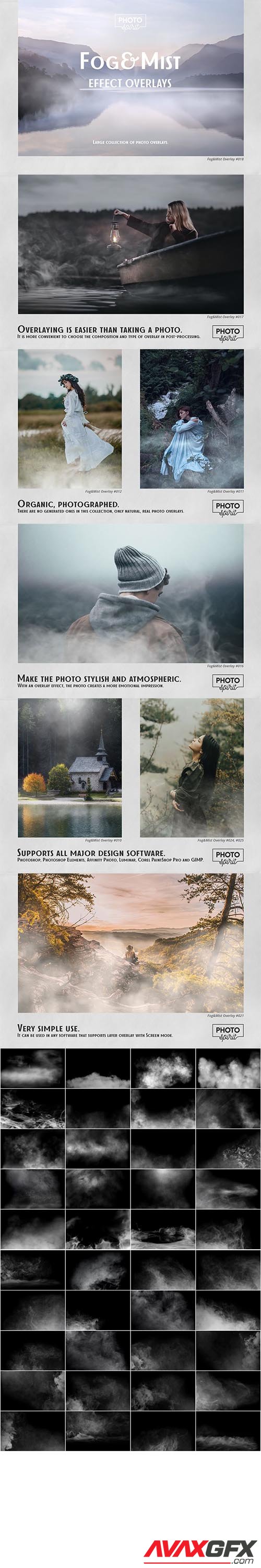 CreativeMarket - Fog&Mist Effect Overlays 7024473