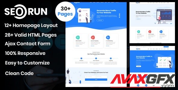 ThemeForest - Seorun v1.0 - SEO & Digital Marketing Agency Template - 23227576