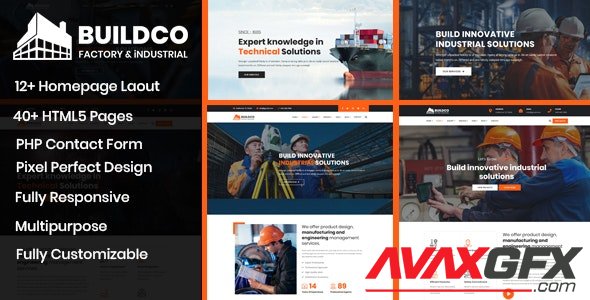 ThemeForest - Buildco v1.0 - Factory, Industrial & Construction Template - 23671904