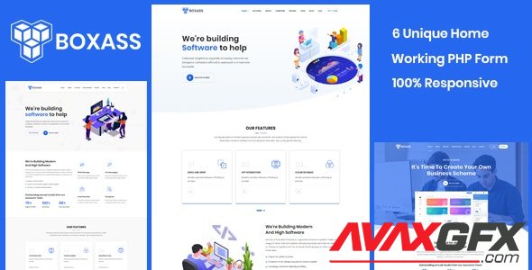 ThemeForest - Boxass v1.2 - Startup Landing Page Template - 24503524