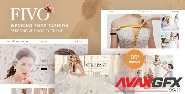 ThemeForest - Fivo v1.0.0 - Wedding Shop Fashion Responsive Shopify Theme - 32537459