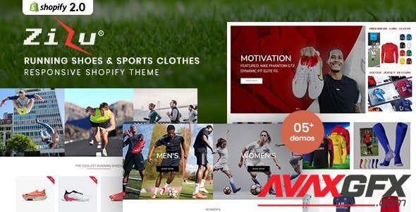 ThemeForest - Zizu v1.0.0 - Running Shoes & Sports Clothes Shopify Theme - 34764547