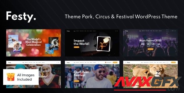ThemeForest - Festy v1.0.0 - Theme Park, Circus Festival WordPress Theme - 36252787 - NULLED