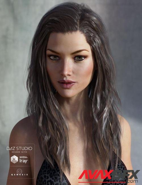 Leyton Hair for Genesis 3 Female(s) and Genesis 2 Female(s)