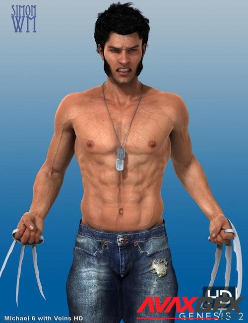 Veins HD for Genesis 2 Male(s)