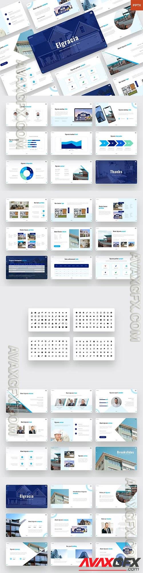 Elgracia - Real estate Powerpoint, Keynote and Google Slides Template