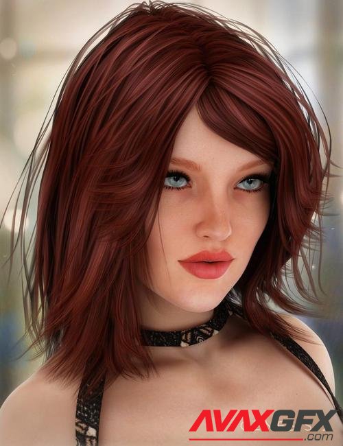 Fiora Hair for Genesis 2 Females and Victoria 4