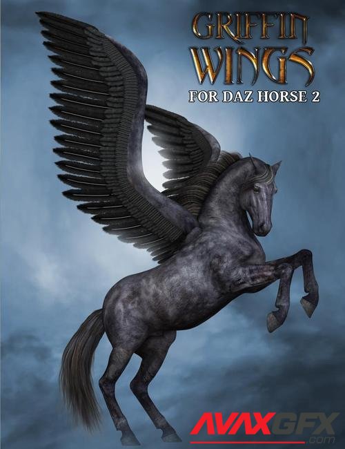 Griffin Wings for DAZ Horse 2