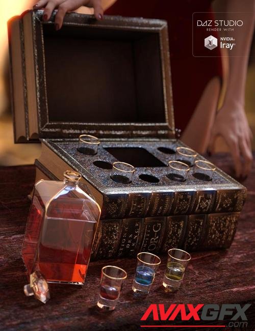 Set of Liqueur