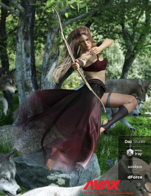 dForce Artemis Outfit for Genesis 8 Female(s)