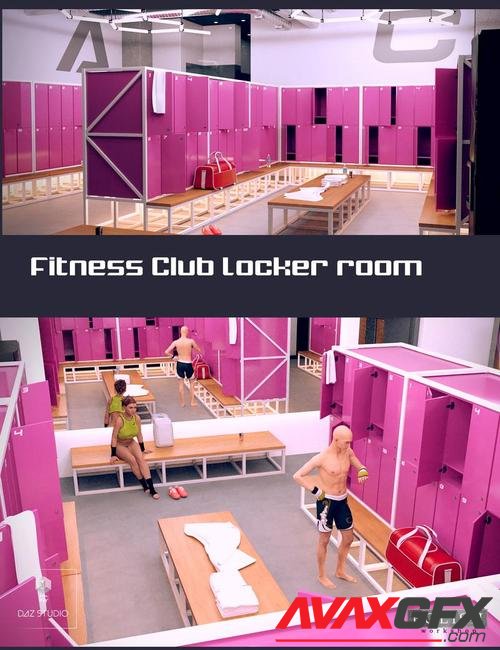 Fitness Club Locker Room