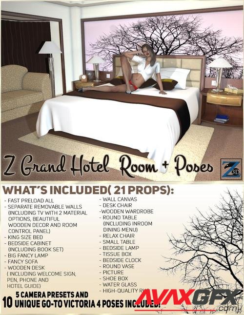 Z Grand Hotel Room + Poses