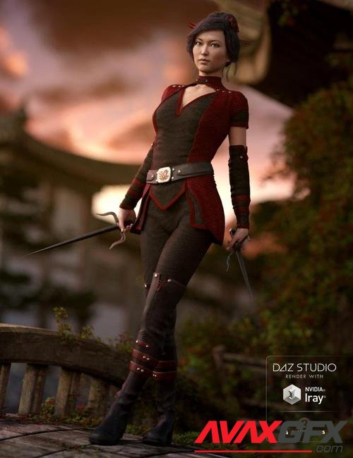 Darkshade Outfit for Genesis 3 Female(s)