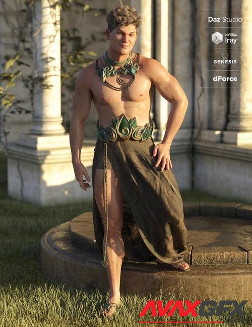 dForce Aegis Outfit for Genesis 8 Male(s)