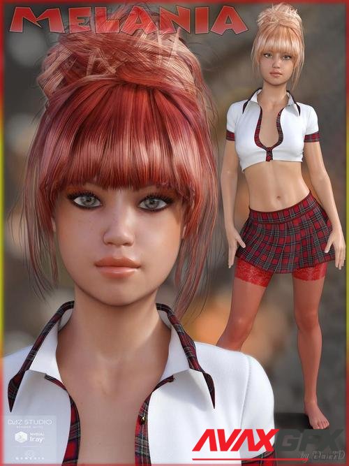 TDT-Melania Iray for Genesis 3 Female