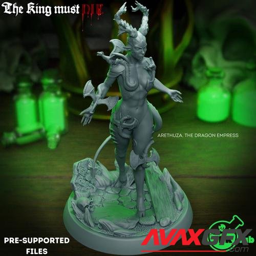 ﻿Arethusa, Dragon Empress – 3D Printable STL