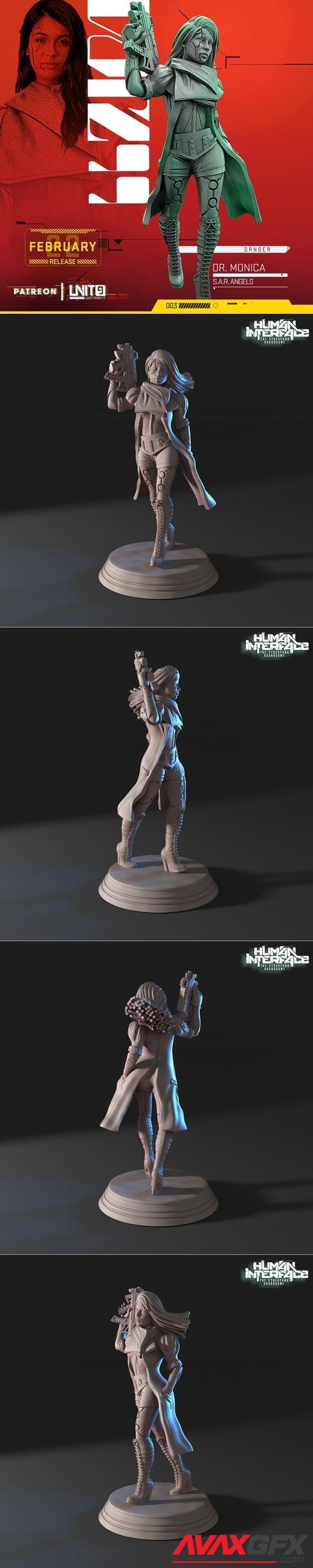 ﻿Dr. Monica – 3D Printable STL