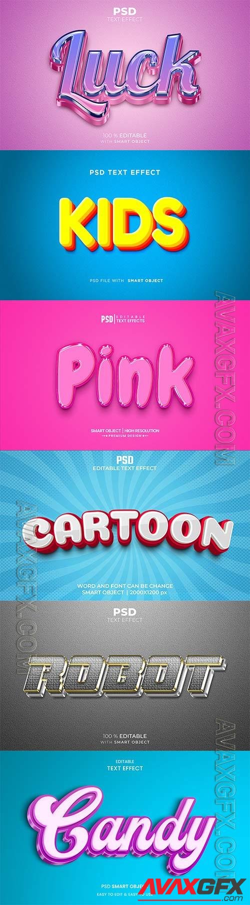 Psd text effect set vol 270