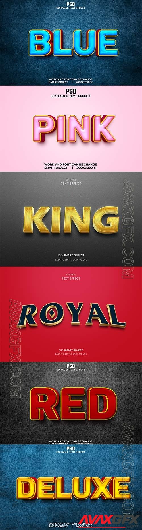 Psd text effect set vol 269