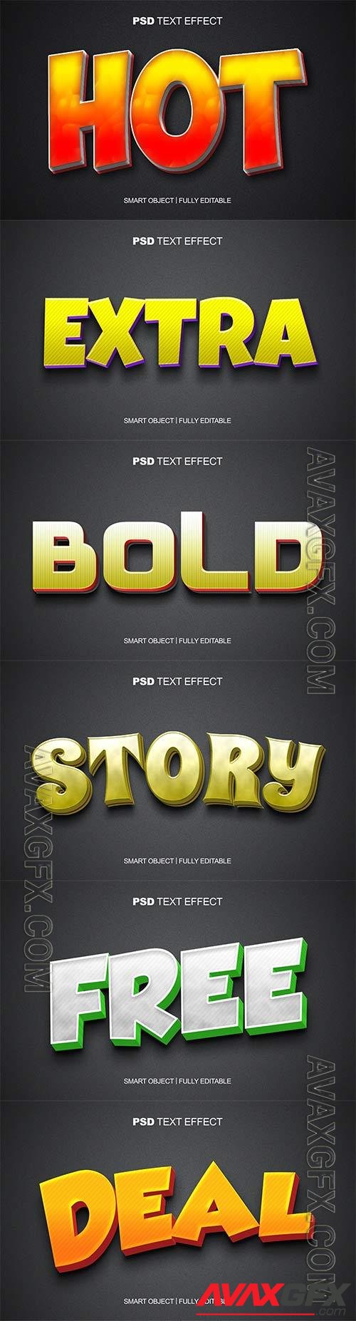 Psd text effect set vol 265