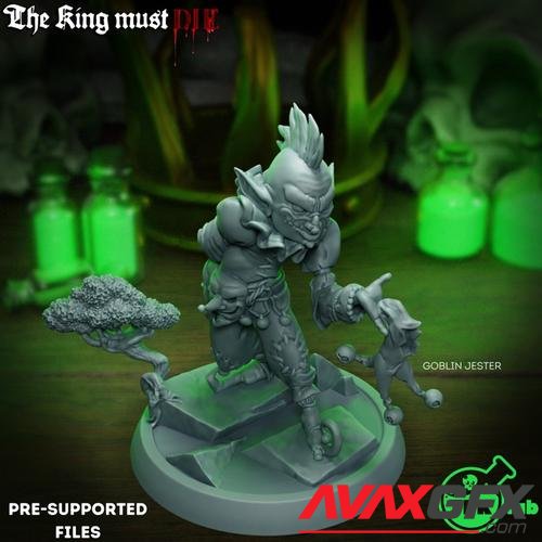 ﻿Goblin Jester – 3D Printable STL