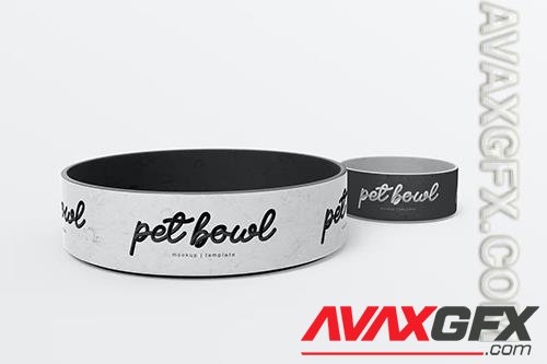 Two Pet Bowls Mockup