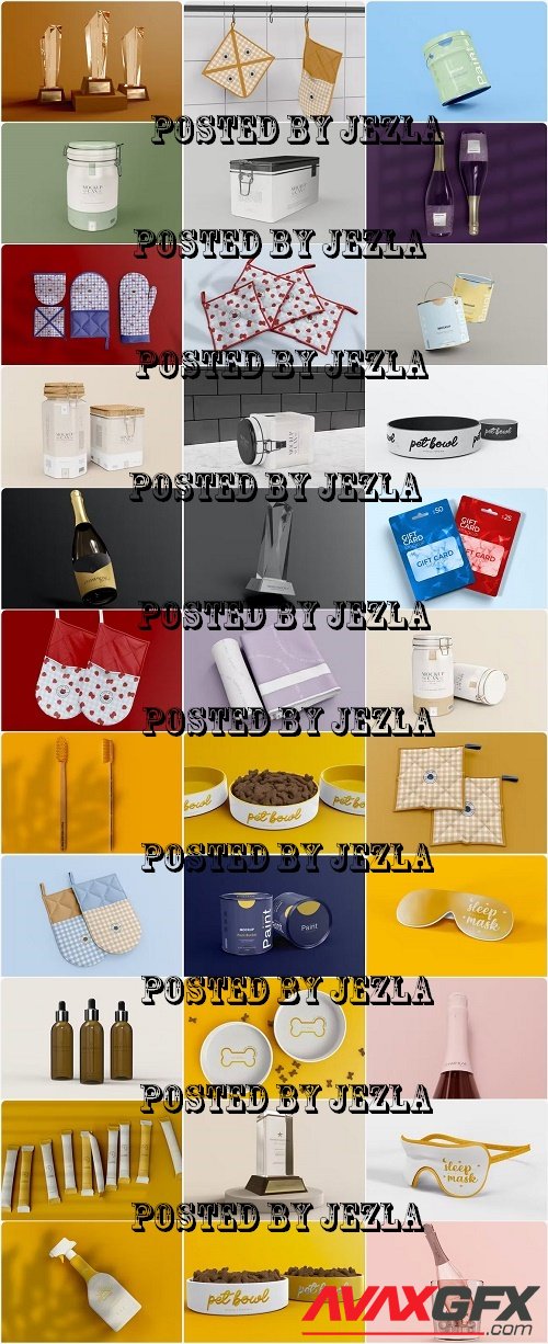 McLittle Shop Mockup Bundle 01 - 33 Premium Graphics