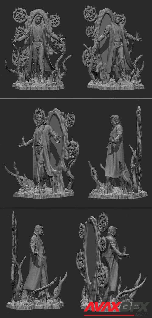 ﻿John Constantine – 3D Printable STL