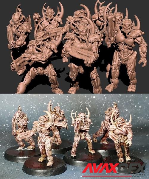 Cabal of the Twisted Mirror - Screamer Squad – 3D Printable STL