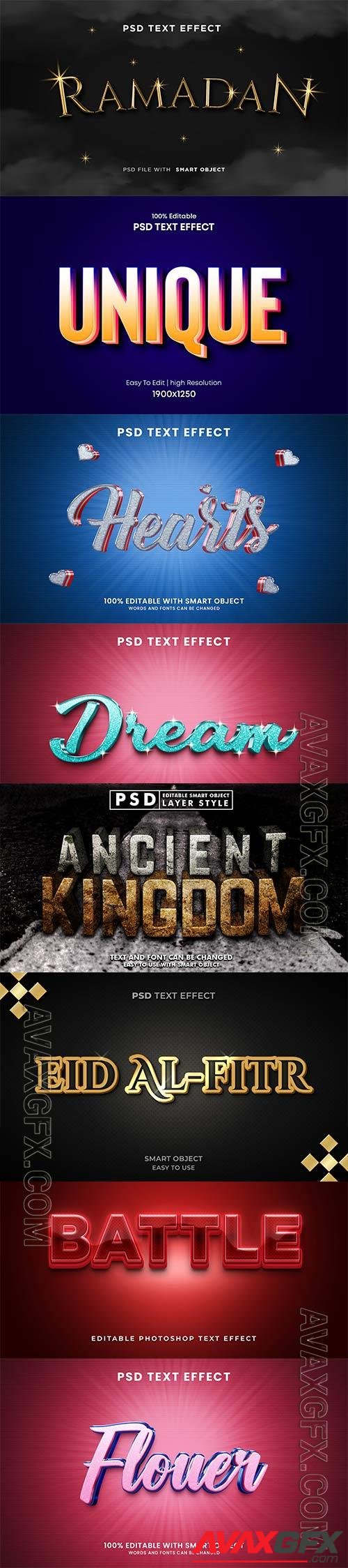 Psd text effect set vol 284