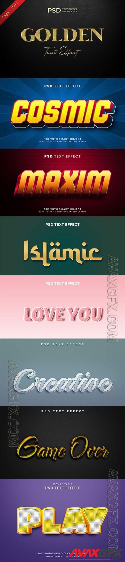 Psd text effect set vol 286