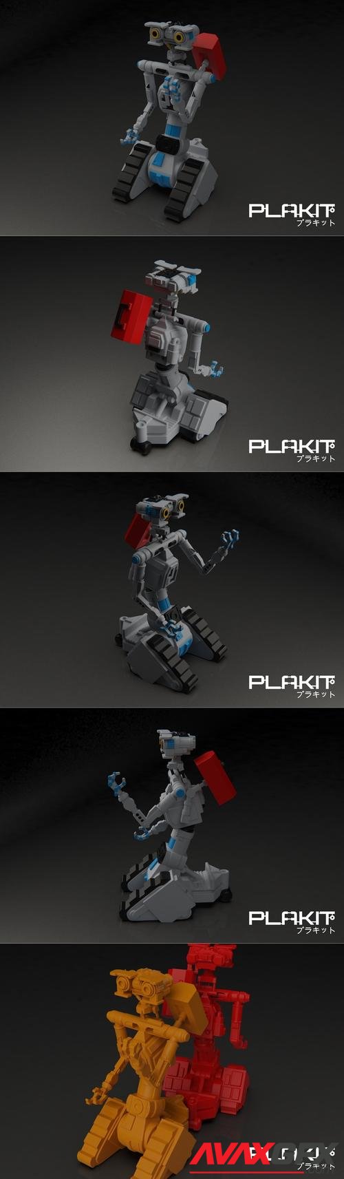 ﻿PlaKit Johnny 5 – 3D Printable STL