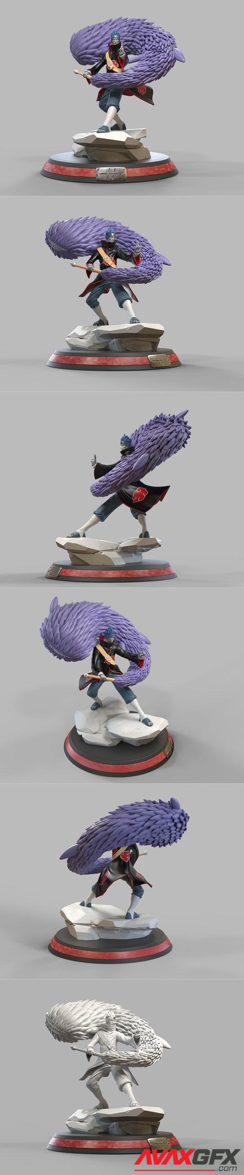 ﻿Kisame and Samehada – 3D Printable STL