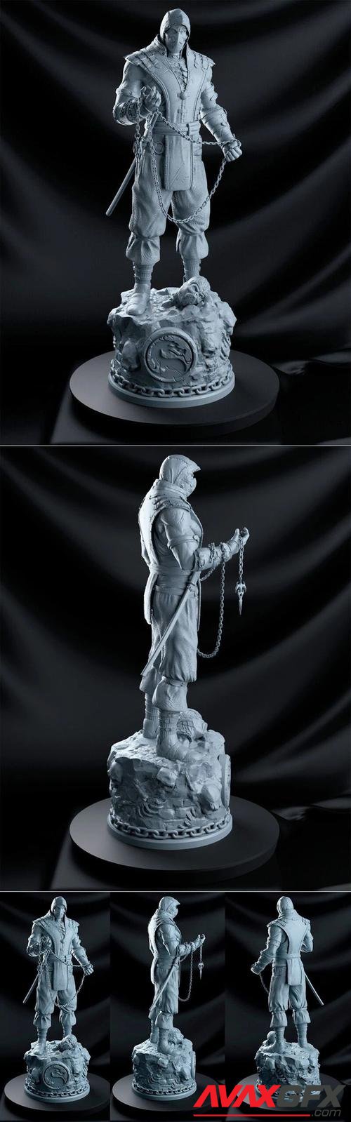﻿Scorpion Mortal kombat – 3D Printable STL