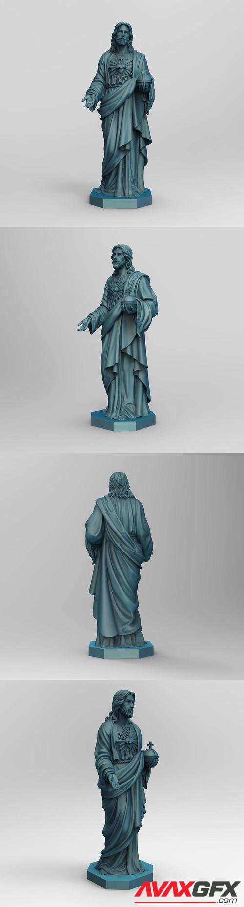 ﻿Jesus Christ statue – 3D Printable STL