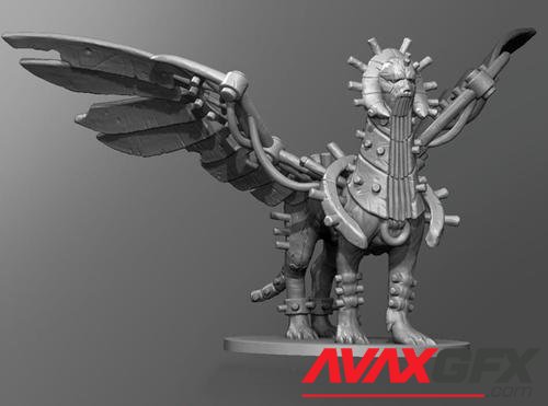 ﻿Nightmare Sphinx – 3D Printable STL