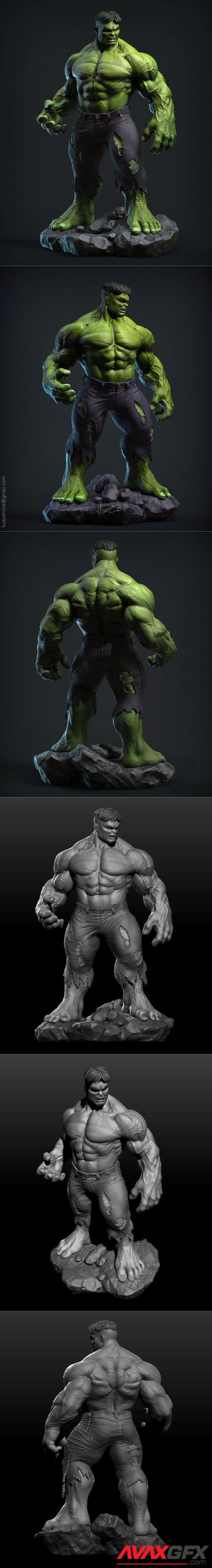 ﻿Incredible Hulk – 3D Printable STL