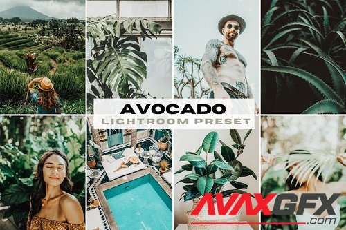 Avocado - Greenish Foliage Mobile Lightroom preset