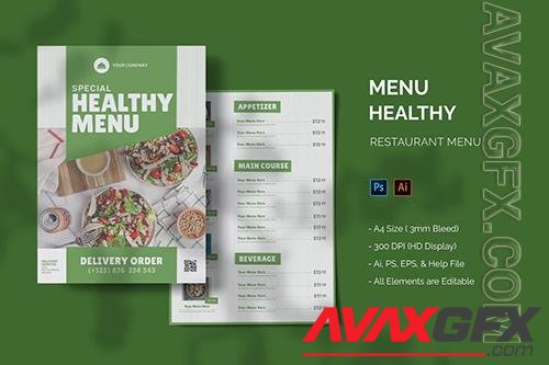 Healthy - Restaurant Menu