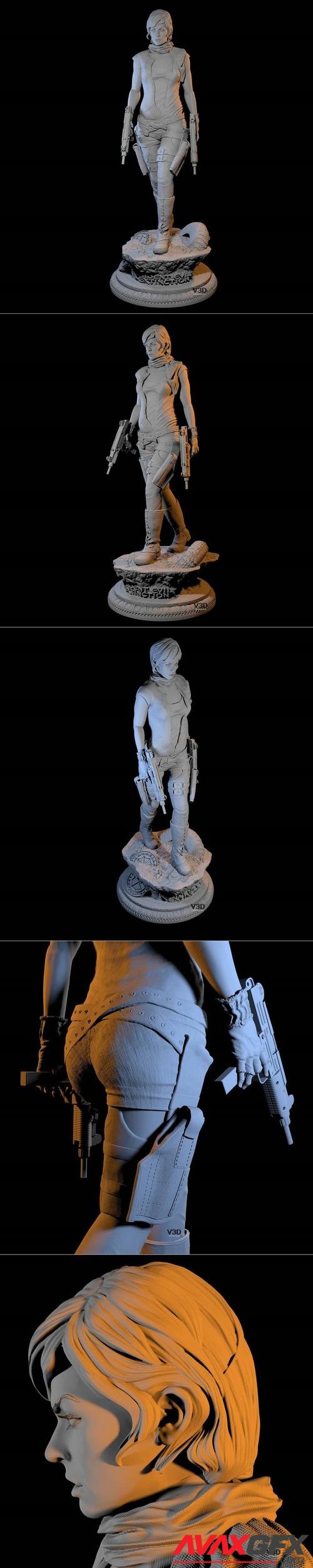 ﻿Alice From Resident Evill – 3D Printable STL